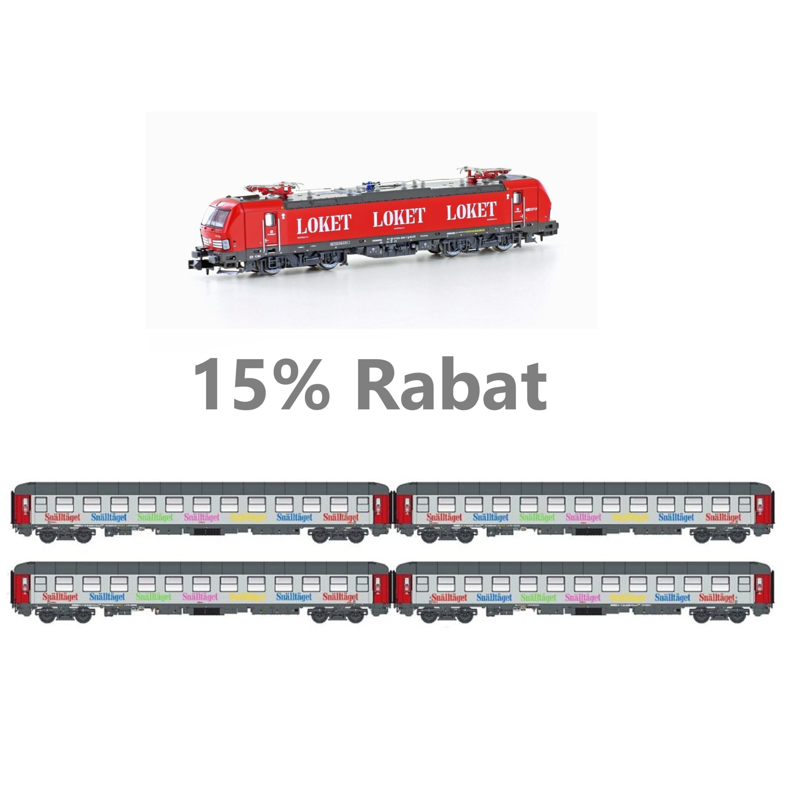 Passagervogn Sæt - Snalltåget